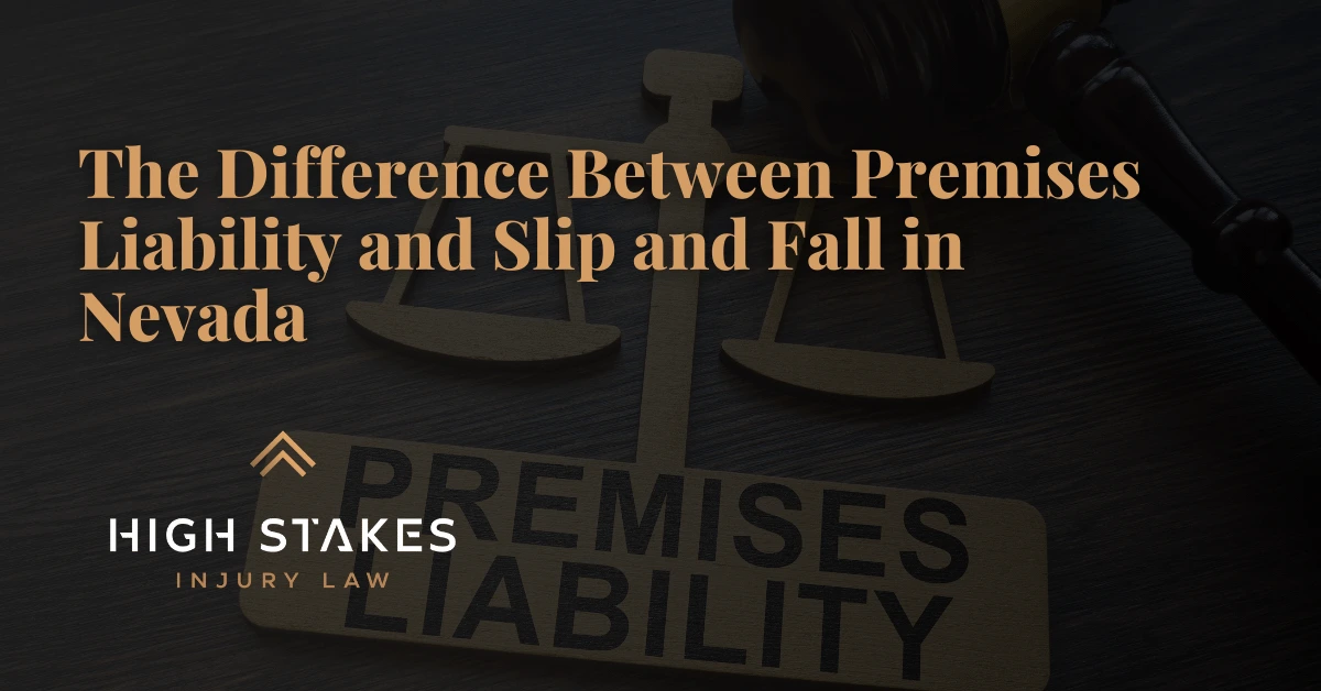 The Difference Between Premises Liability and Slip and Fall in Nevada