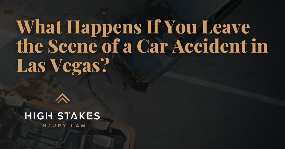 What Happens If You Leave the Scene of a Car Accident - High Stakes Injury Law