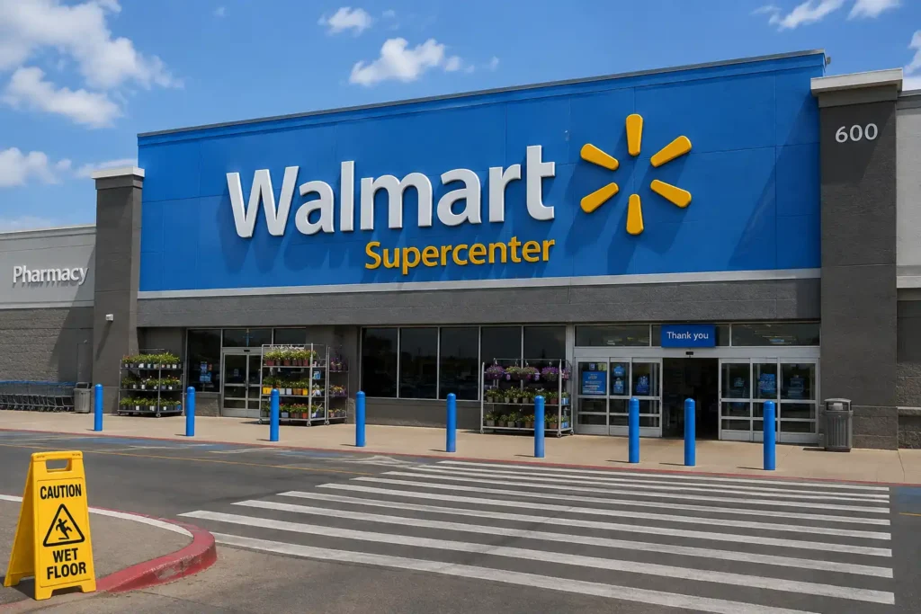 walmart lake mead parkway Henderson slip and fall